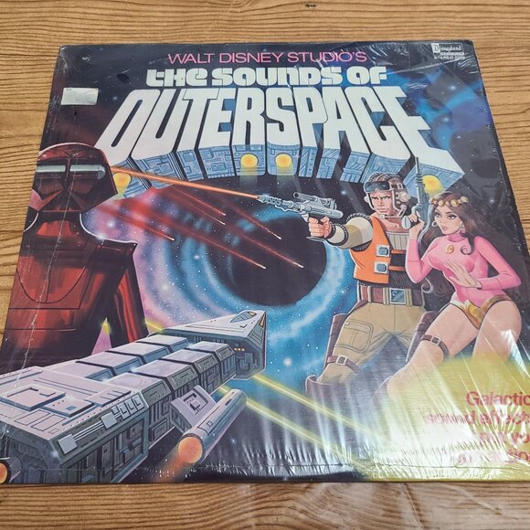 Walt Disney The Sound of Outerspace Vinyl LP (AS IS) - Picture 1 of 4